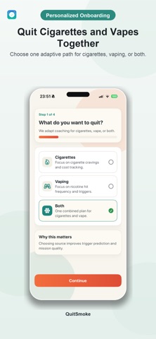 QuitSmoke: Quit Smoking & Vape screenshot