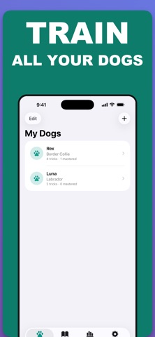 Dog Training & Trick Log Screenshot 1 of 5