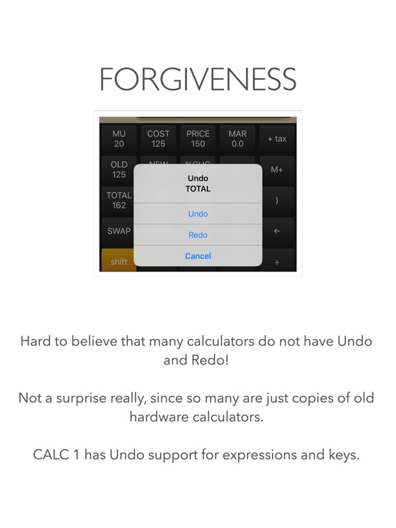 CALC 1 Programmable Calculator iPad screenshot 9 - Utilities app