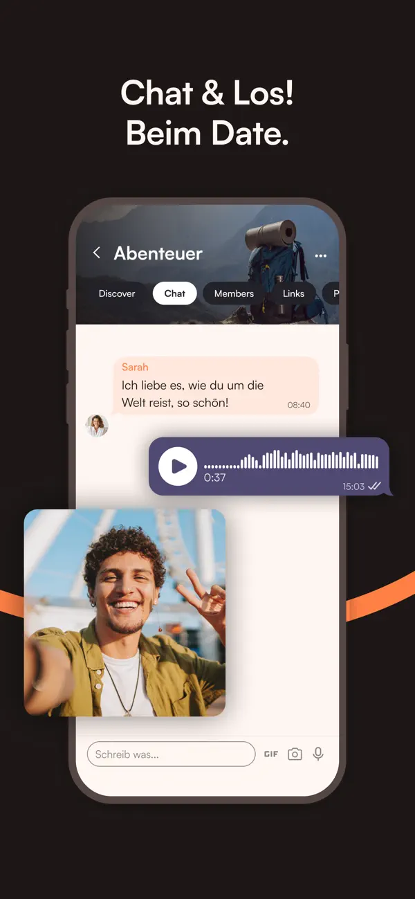 Jaumo Dating App: Chat & Date iPhone App Screenshot 5 – Lifestyle