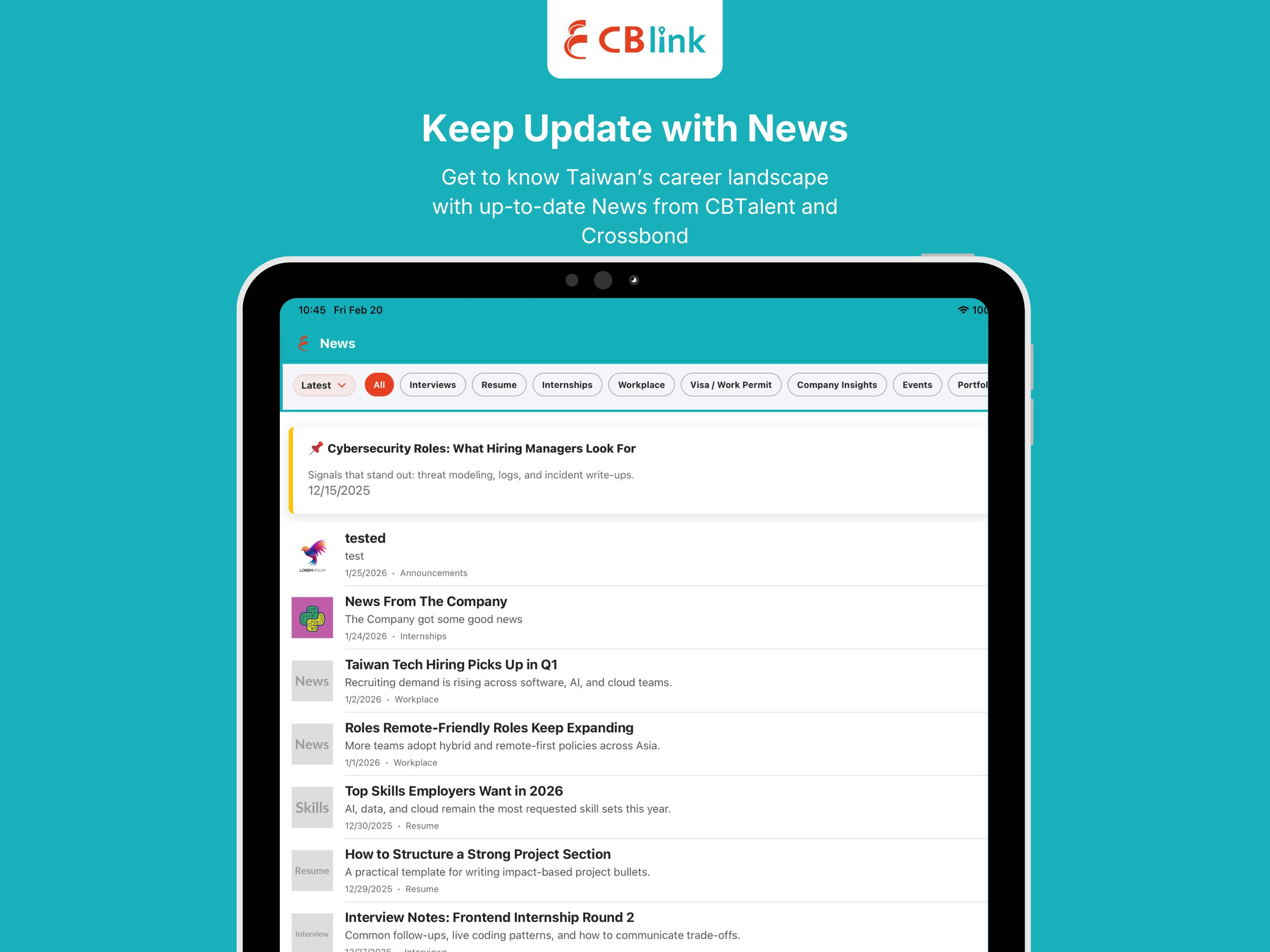 CBlink - Find Jobs in Taiwan screenshot 5