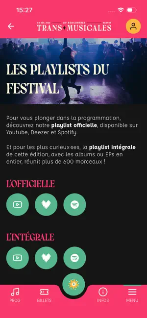 Trans Musicales 2026 screenshot 4