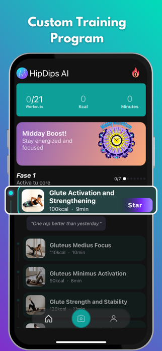 HipDips AI: Glute Workouts Screenshot 4 of 5