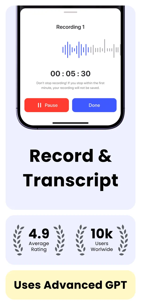 Screenshot #2 pour Walnote Ai Note Taker & Learn