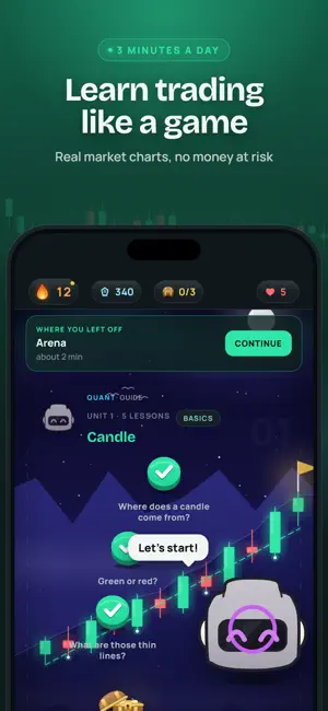 Quant Quest: Learn Trading screenshot 1