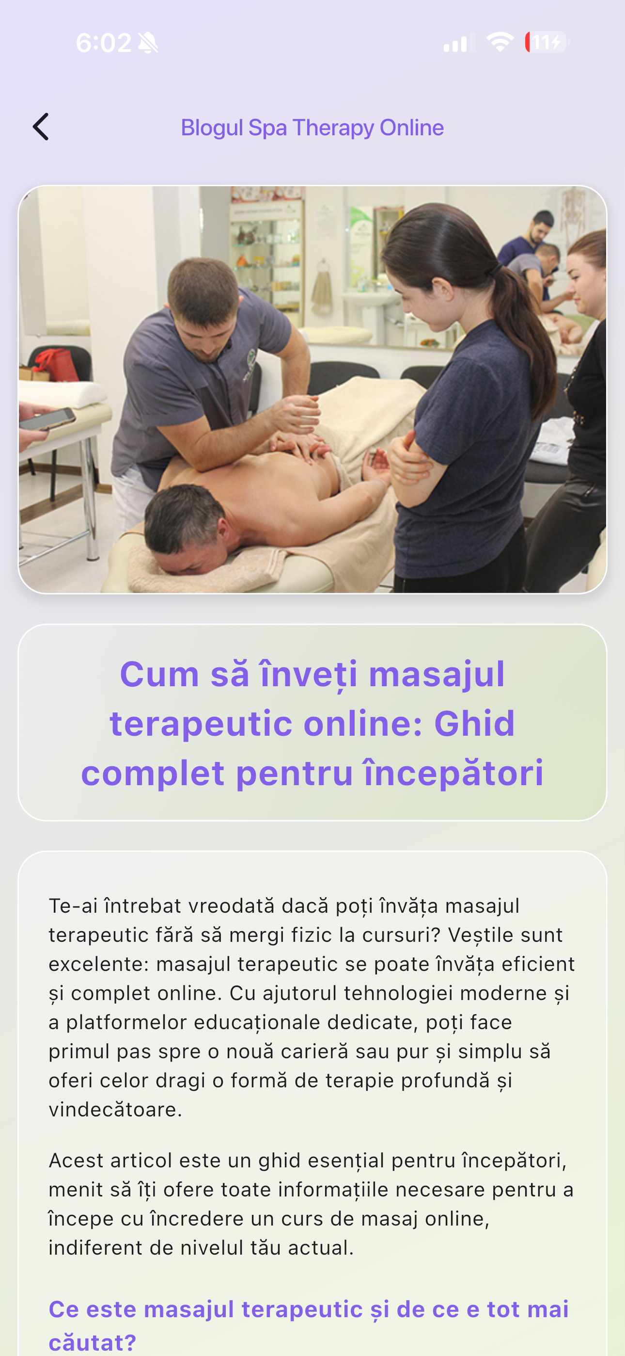 Spa Therapy Online
