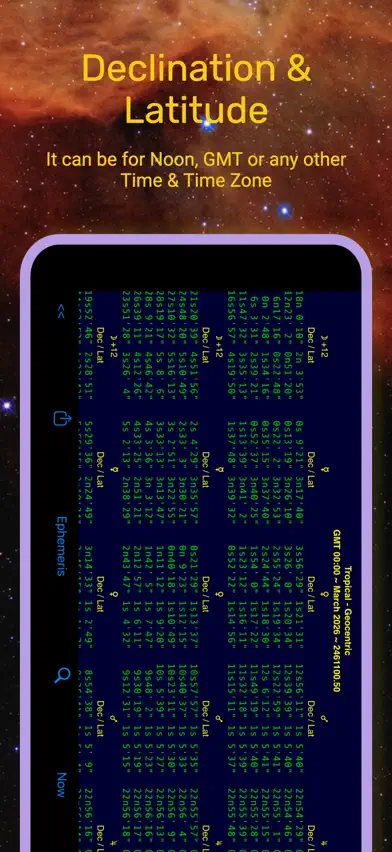 iPhemeris Astrology Ephemeris screenshot 4