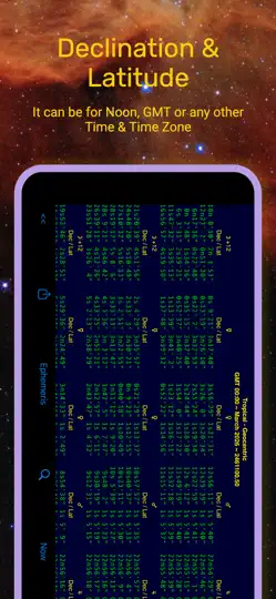 IPhemeris Astrology Ephemeris iPhone Ekran Görüntüsü 4