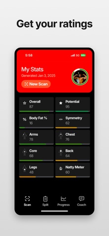Jacked AI - Get shredded screenshot