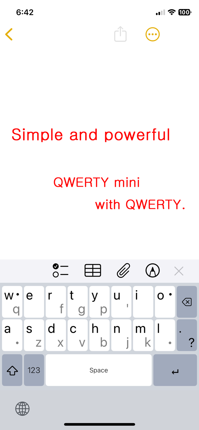 QWERTY mini Std ENG