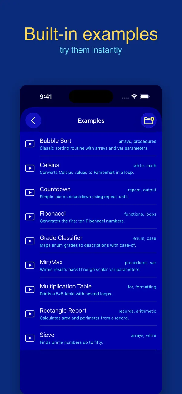 Screenshot #3 pour Pascal Playground