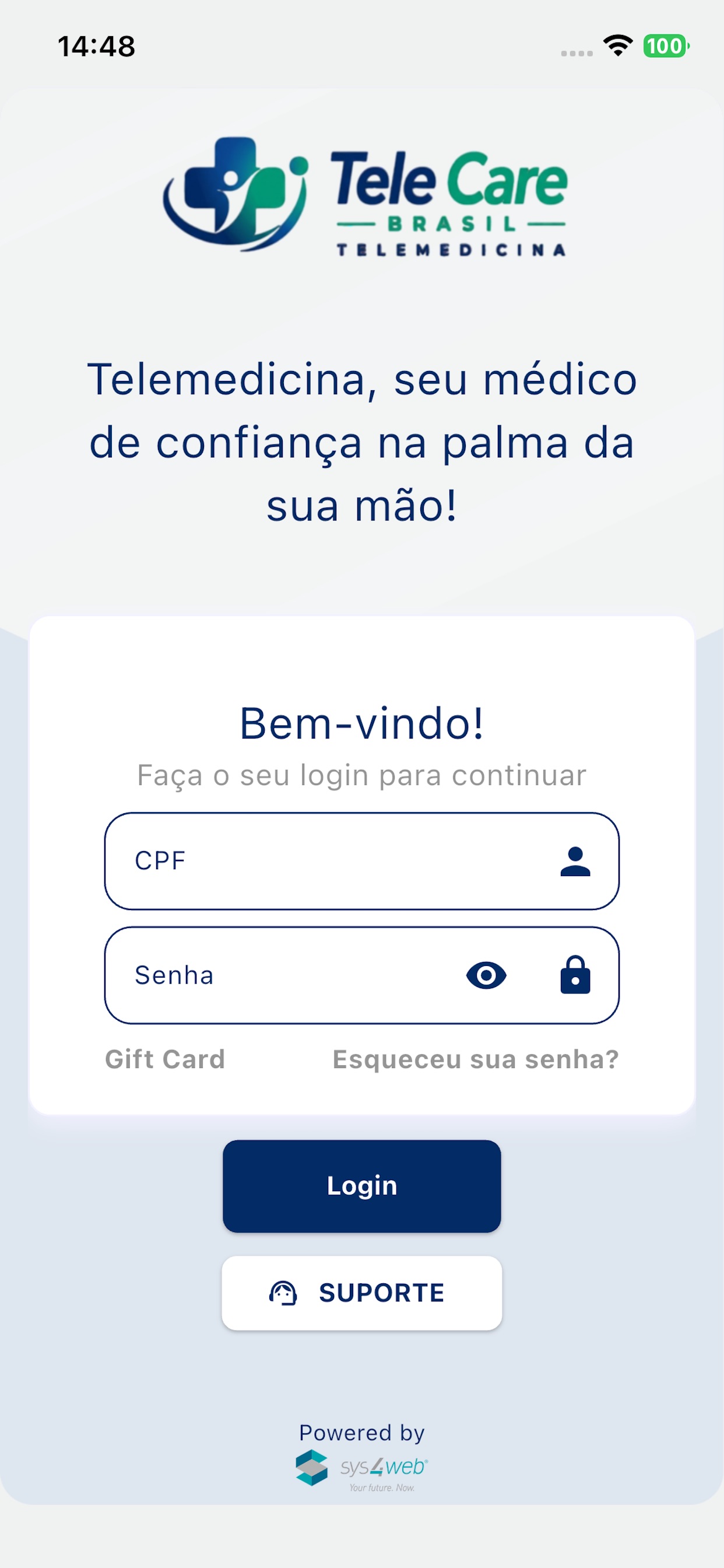 Screenshot 1 of Telemedicina Telecare