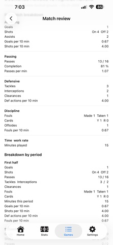 Football.Stats screenshot