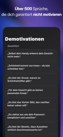 Demotivation screenshot