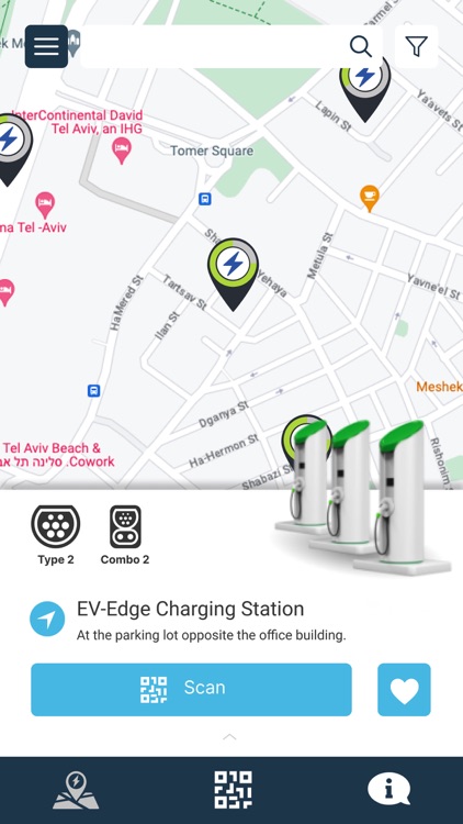 עמדות טעינה לרכב חשמלי EVedge