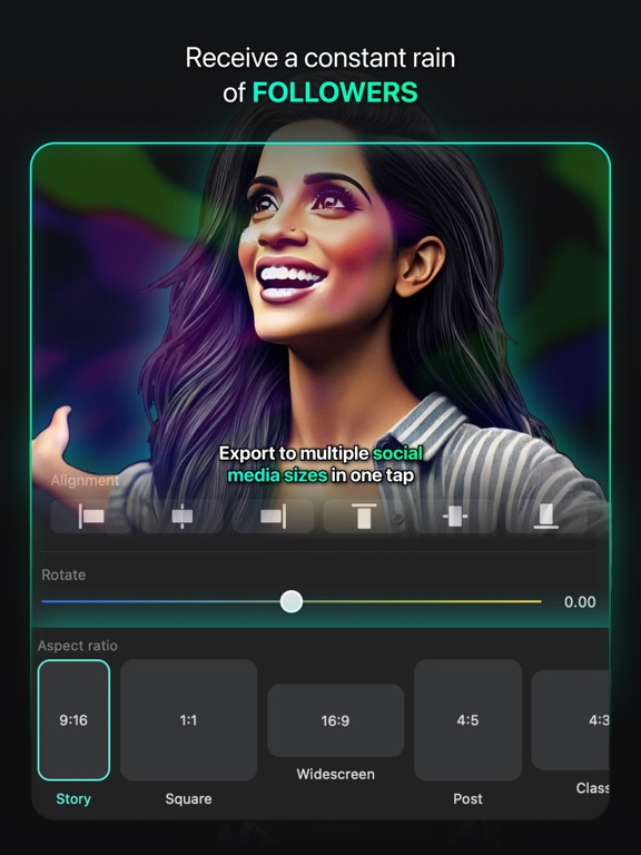 Filma - Video Editor Music io iPad screenshot 5 - Photo & Video app