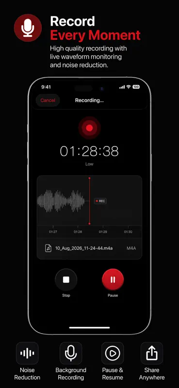 Voice Memos Recorder Plus Pro screenshot 1 of 5