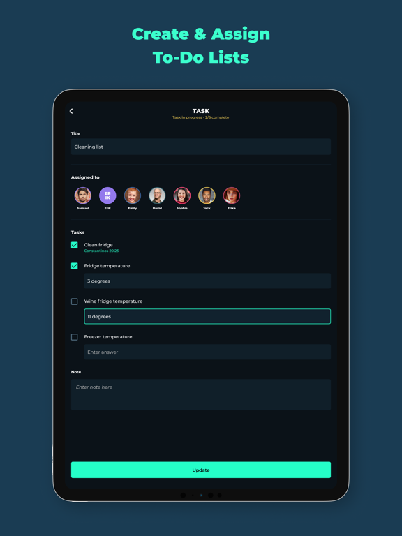 Employee Scheduling by BLEND iPad screenshot 8 - Business app