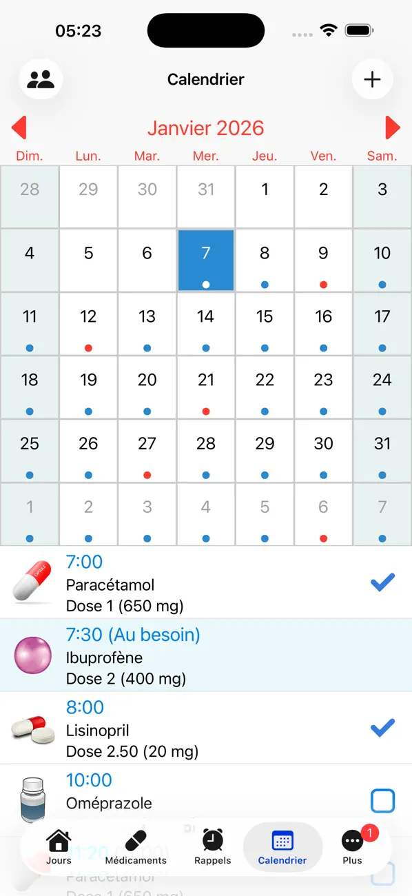 Screenshot #3 pour Rappel de Médicament et Pilule
