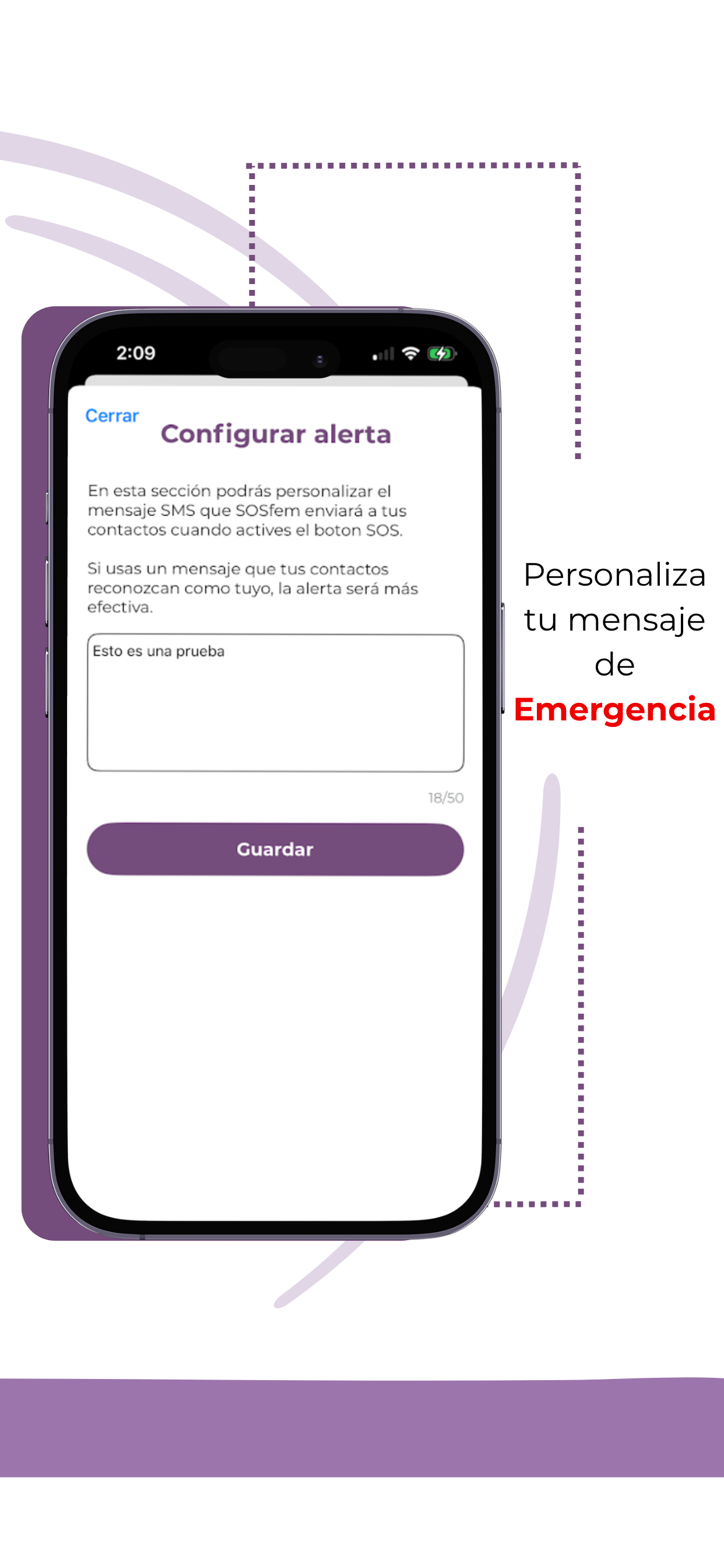 SOSFem - Botón de pánico/SOS screenshot 4