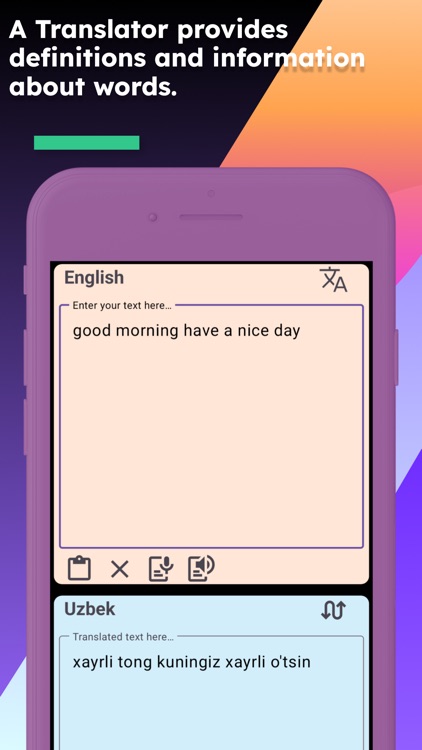 English - Uzbek Translator