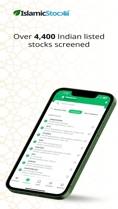 IslamicStock - Screener India iPhone screenshot 5 - Business app