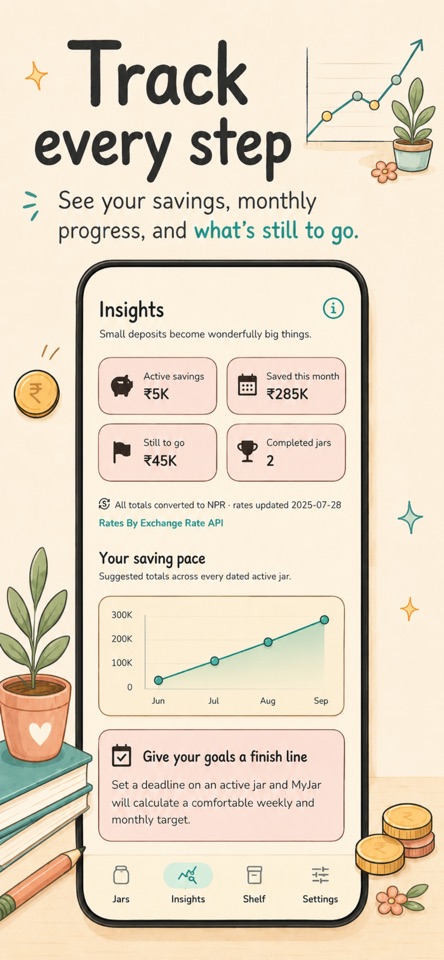MyJar: Savings Goal Tracker screenshot 3