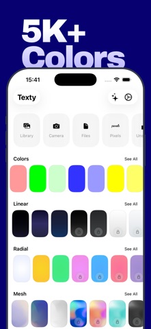 Texty - Text on Photo Editor iPhone screenshot