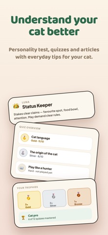 Catzio - Cat Care & Diary iPhone screenshot