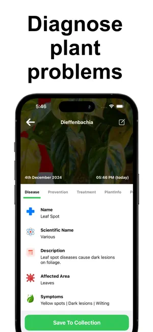 Plant disease identifier app screenshot 2