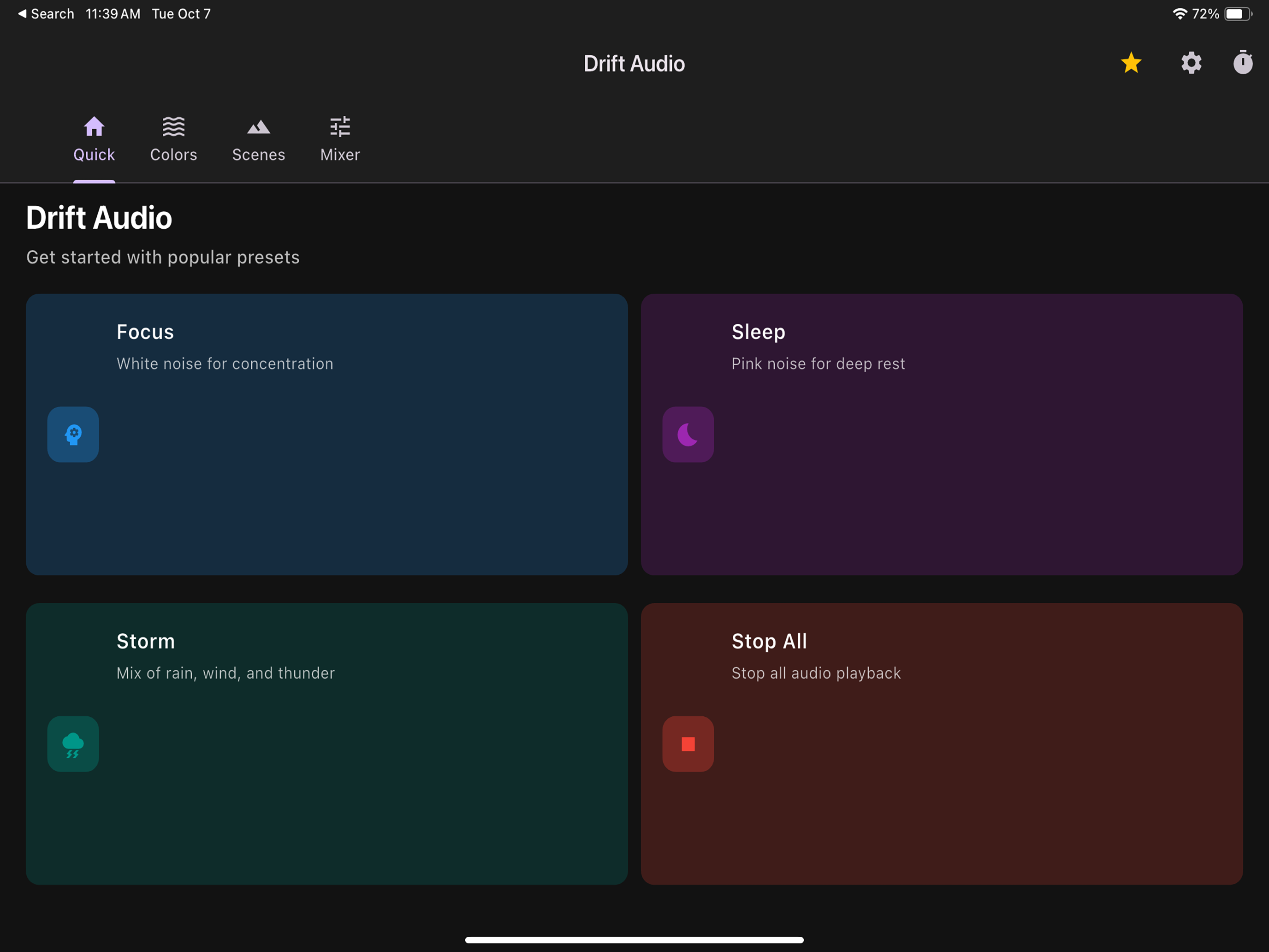 Drift Audio: Focus and Sleep