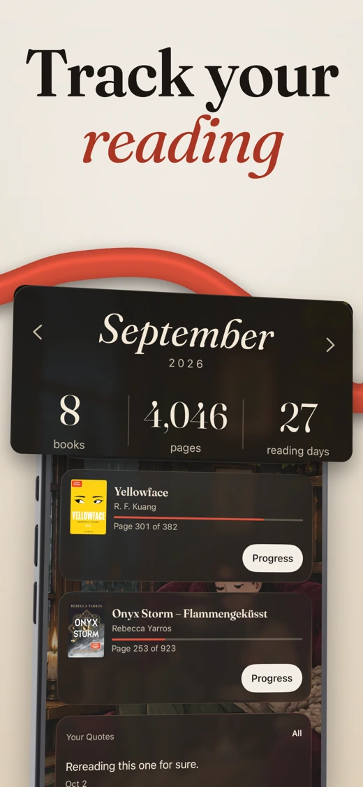Novely: BookTracker Shelf screenshot 4