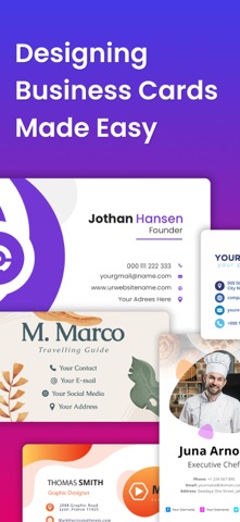 Business Card Maker: Generator Screenshot 1 of 8