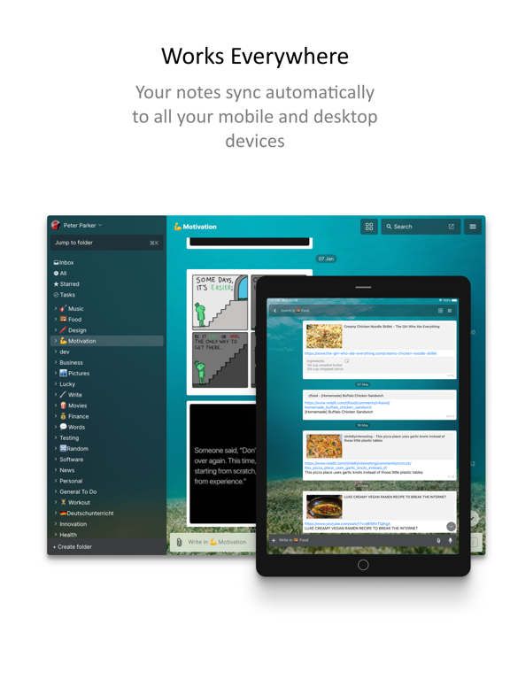 Luckynote: Message Yourself iPad screenshot 8 - Productivity app