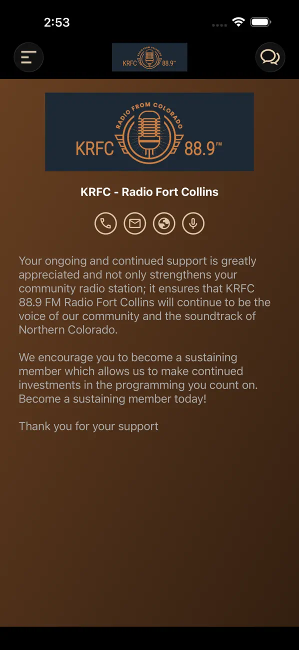 Screenshot #3 pour KRFC 88.9FM Radio