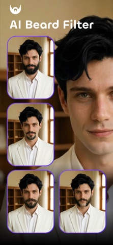 AI Beard - Hairstyle Changer iPhone screenshot