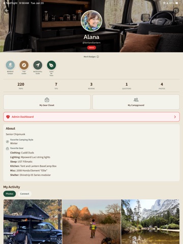 Complete Camping App iPad screenshot