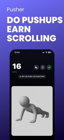 Pusher: App Blocker iPhone screenshot