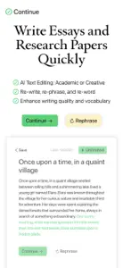 Continue: AI Writer Copilot screenshot #1 for iPhone