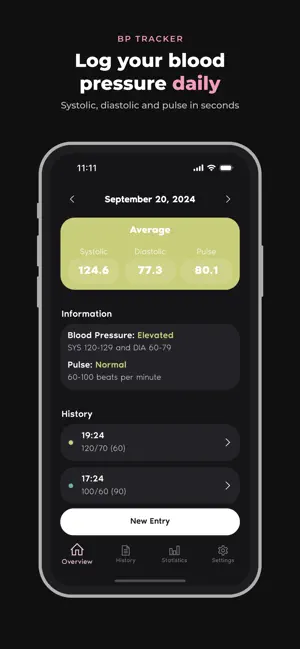 BP Tracker: Heart & Pulse Log screenshot 1