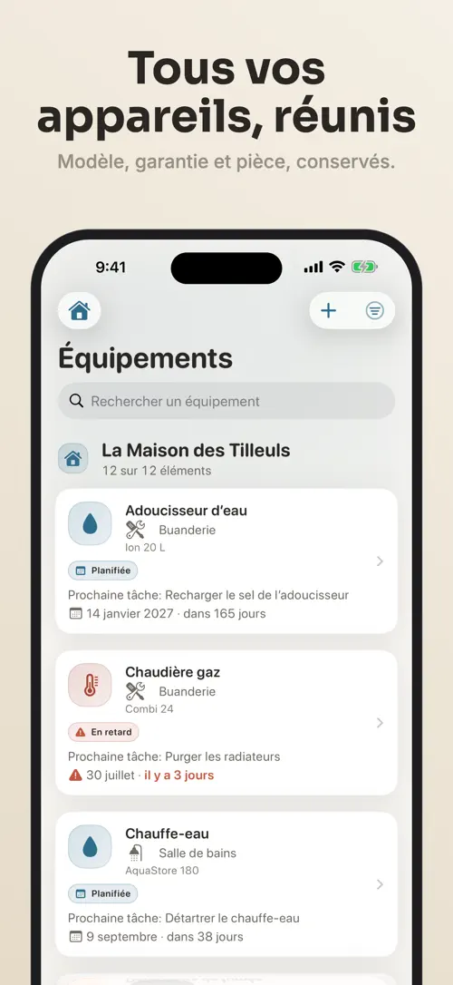 Dwellog sur iPhone : capture d’écran 4 sur 7
