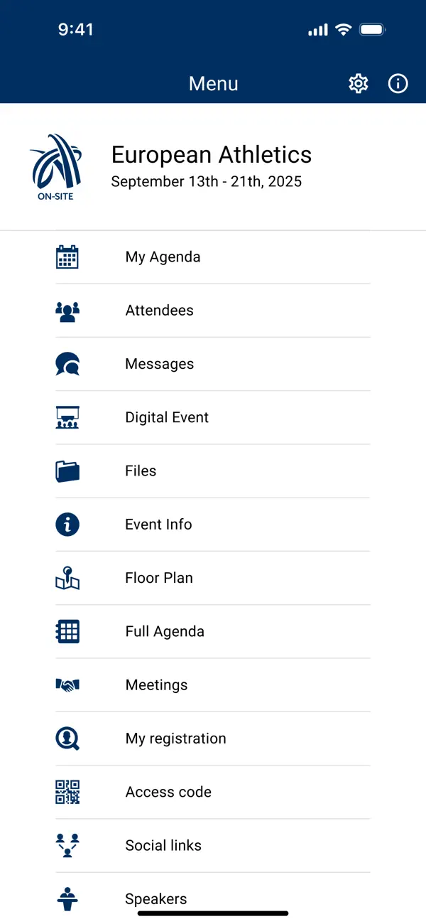 Screenshot #3 pour European Athletics On-Site
