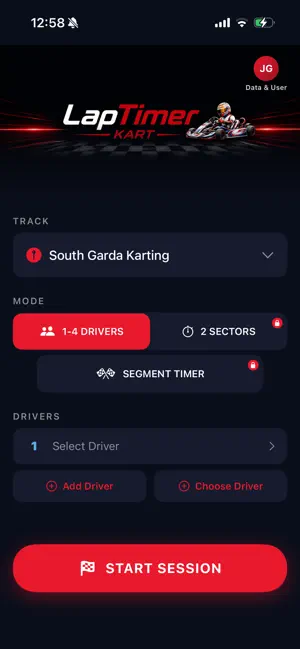 Lap Timer Pro: Kart screenshot 1