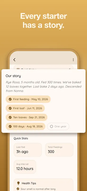 Sourdough Starter Tracker screenshot 6 of 10