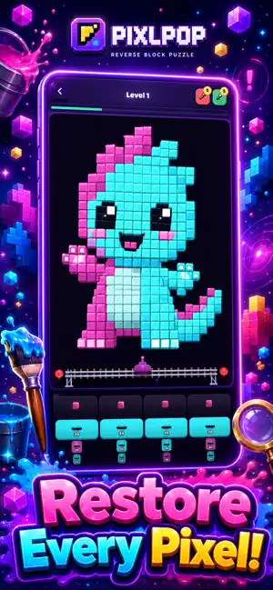 Reverse Canvas: Pixel Puzzle screenshot 2