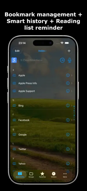 Bookmarkers: Smart Manager screenshot 1