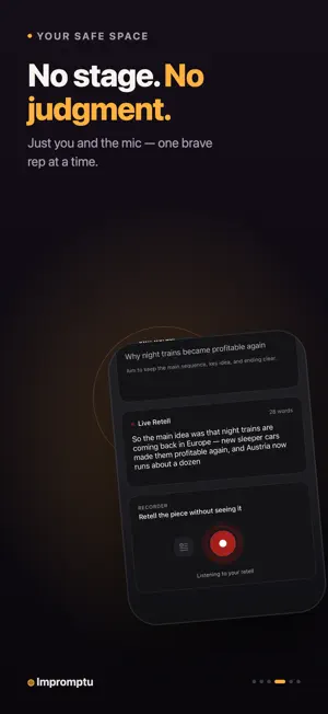 Impromptu: Speaking Practice screenshot 4