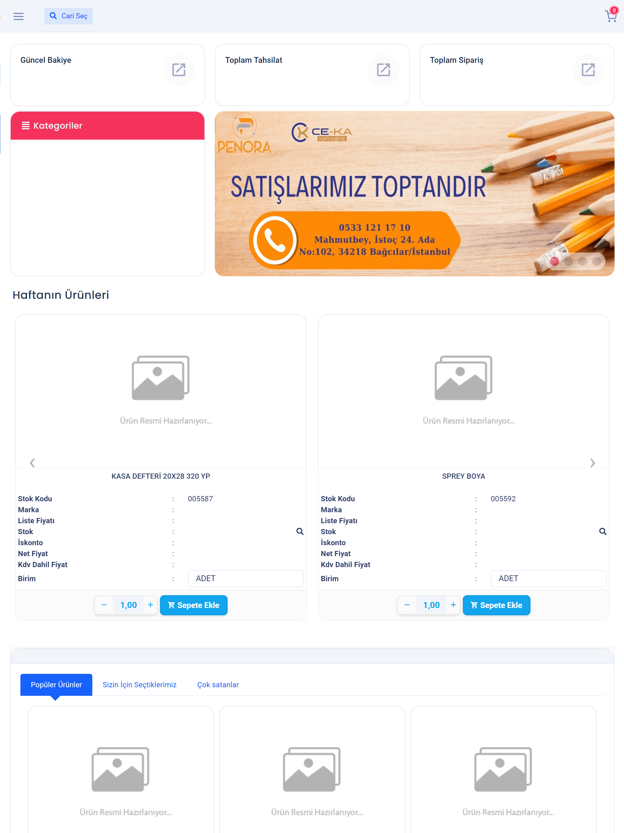 Ceka Kırtasiye B2B screenshot 4