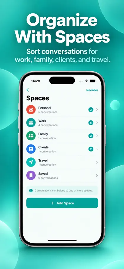 Screenshot 3 von 5 zu Plus Messenger App - ChatPilot