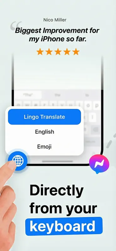 Translator Keyboard : Lingo screenshot 3 of 6